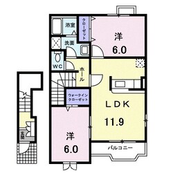 リンデンＡの物件間取画像